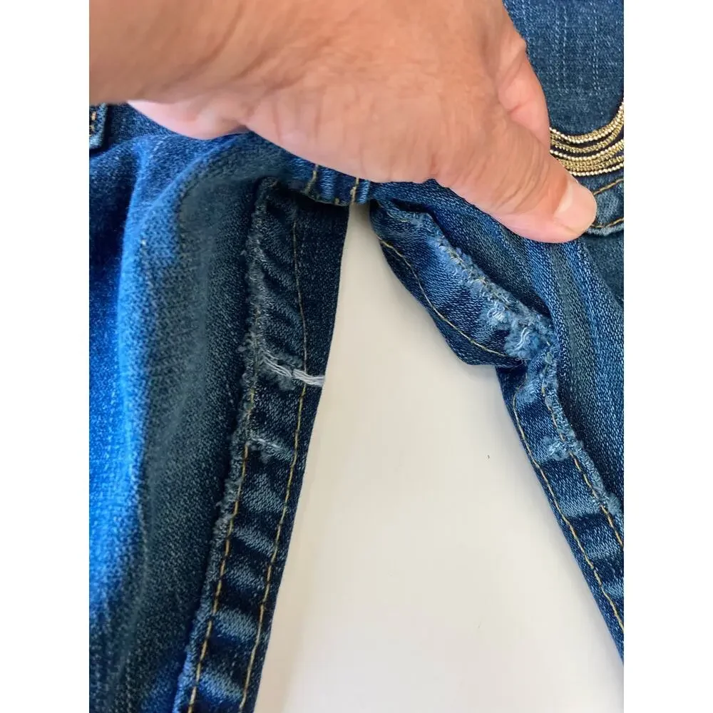 True religion women’s Joey bootcut dark wash jeans size 29 - Picture 7 of 8